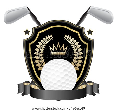 vector golf emblem