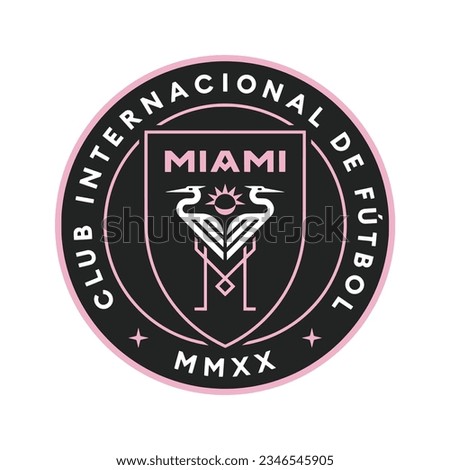 Inter Miami CFlogo  tshirt design Vector file