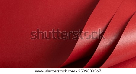 Similar – Image, Stock Photo Curved paper sheets. Colorful papers. Pages with a folded corner