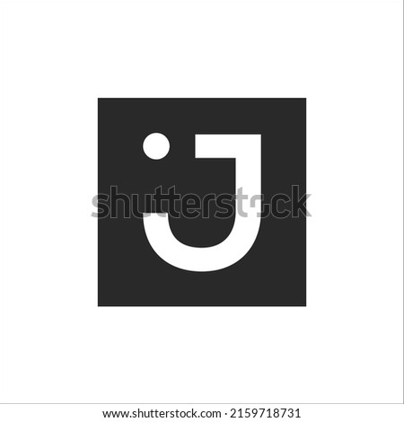 Abstract letter J logo design, luxury style letter logo, text J icon design Stock fotó © 