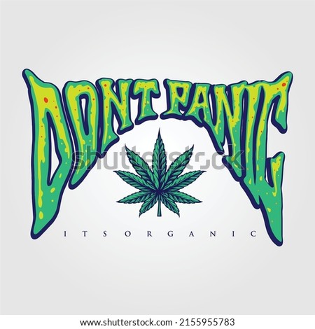 Cannabis lettering logo mascot ornate vector illustrations for your work logo, merchandise t-shirt, stickers and label designs, poster, greeting cards advertising business company or brands