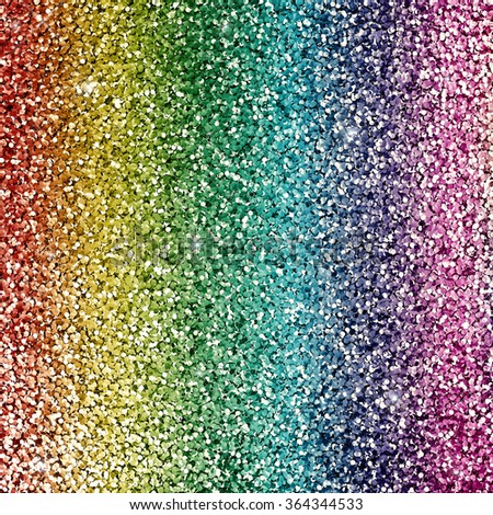 Rainbow Glitter Background Stock Photo 364344533 : Shutterstock