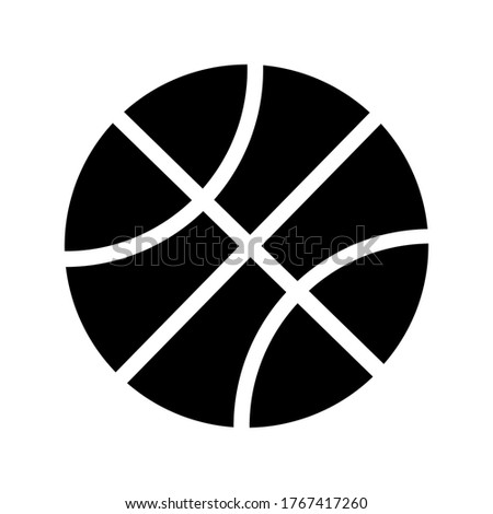 Icon fill Dribbble Dribbble basketball