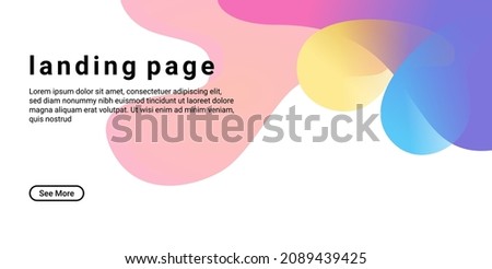 clean Flat Background Design illustration for Landing Pages PNG, SVG and Adobe XD | Website background design, web layout design, web design website