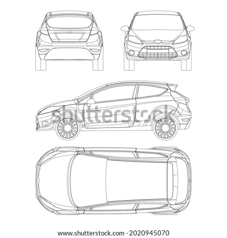 Car Drawing Template | Free download on ClipArtMag