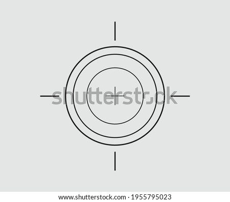 design about Telescopic Reticle illustration