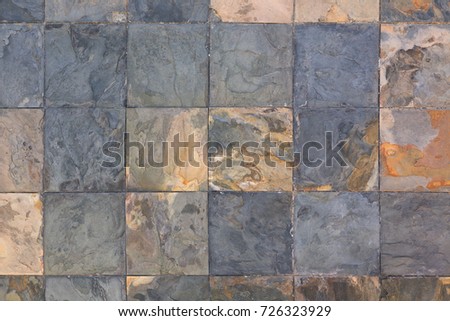 Outdoor Stone Block Tile Floor Or Wall Background And Texture Pattern Outdoor Stone Block Tile Floor Or Wall Background And Texture Pattern