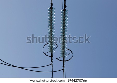 Similar – Image, Stock Photo Power pole without connection