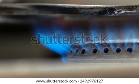 Similar – Image, Stock Photo Stove heating Blaze Fire