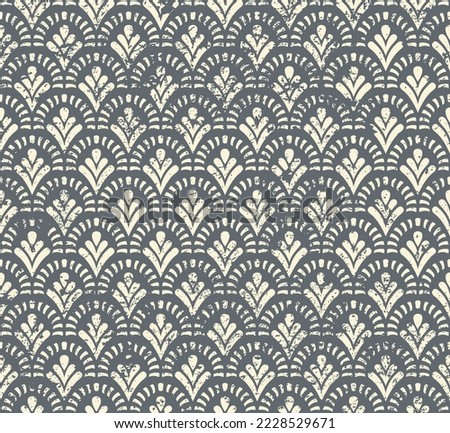 traditional block print design pattern. ajrakh design pattern. batik design pattern. EPS file format. 