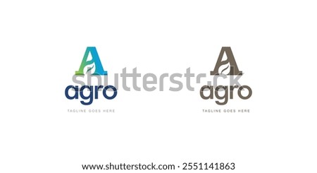 Farm Logo Symbol. Vector Design. vector logo design illustration of agriculture business.