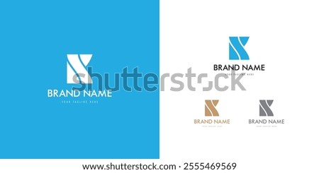 K Letter Logo Design. Logo design template. Monogram or Symbol for modern logo design.