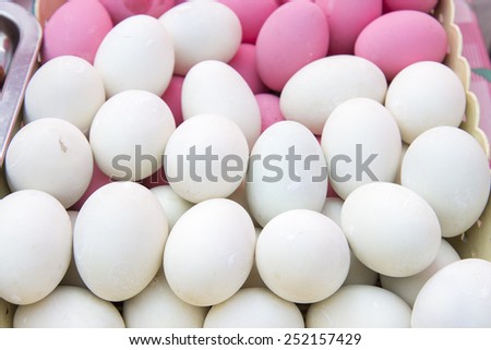 salted eggs and preserved egg
