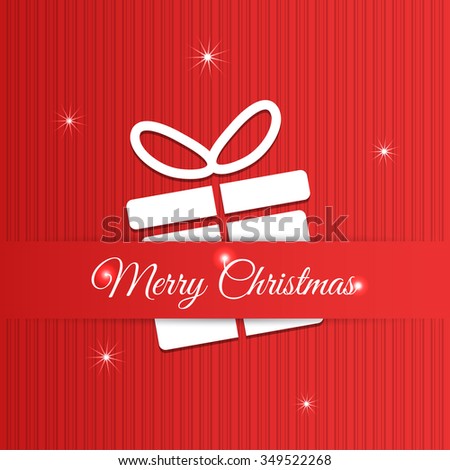 &quot;Merry Christmas&quot; Greeting Card Design Stock Vector Illustration 349522268 : Shutterstock