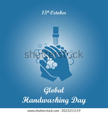  Global Handwashing Day, Vector illustration design.