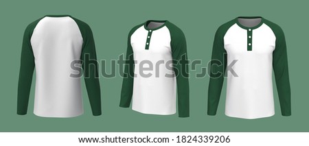 Download 42+ Mens Long Sleeve Henley Raglan Mockup Images ...