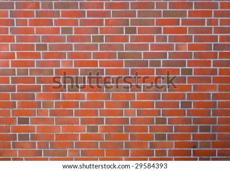 new clear brick wall
