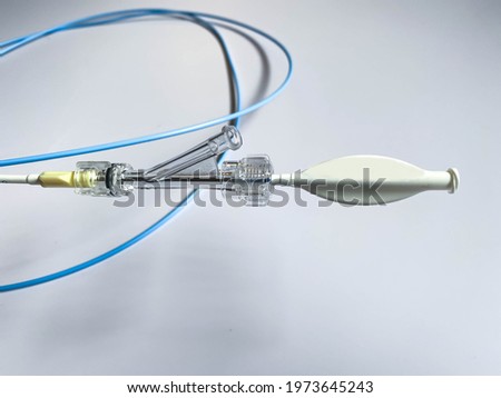 Heart catheterization instrument for heart surgery Foto stock © 