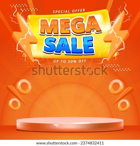 Sale banner template design with geometric background , Big sale special offer up to 50% off. Super Sale, end of season special offer banner.