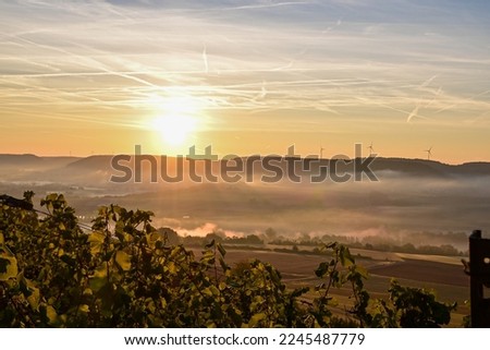 Similar – Foto Bild Herbstnebel liegt über dem Bodensee