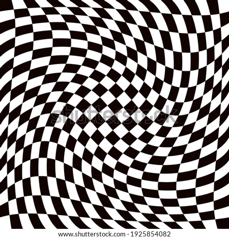 Twisted race flag. Twisted race pattern. Vector race twisted pattern.