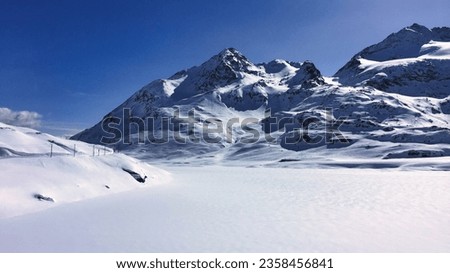 Similar – Image, Stock Photo The Bernina mountain range