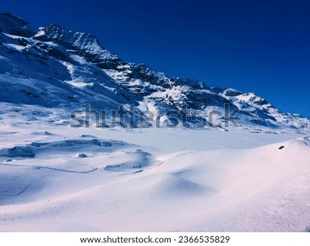 Similar – Image, Stock Photo The Bernina mountain range