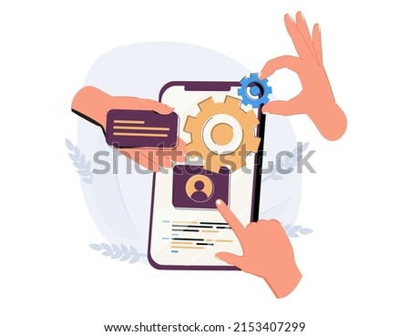 UI and UX designers creating functional web interface design for websites and mobile apps. Digital wireframing process concept. Colored flat vector illustration isolated on white background