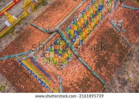 An Giang province, Vietnam - 01 May 2022: view of Xa Ton or Xvayton pagoda in Tri Ton town, one of the most famous Khmer pagodas in An Giang province, Mekong Delta, Vietnam Zdjęcia stock © 