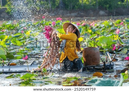 Similar – Image, Stock Photo Landscape on delta of river Evros, Greece