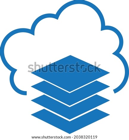 Virtual Machine Icon Vector Isolate