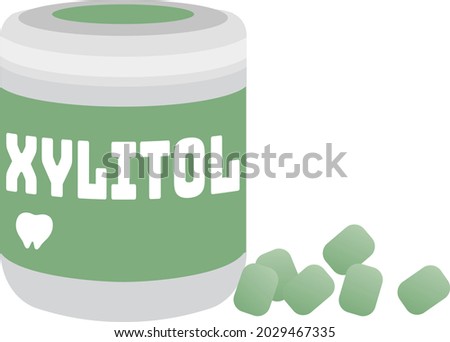 Similar – Image, Stock Photo Sugar and xylitol in storage jars on the kitchen shelf.