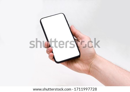 Similar – Image, Stock Photo Man hands hold a rosary