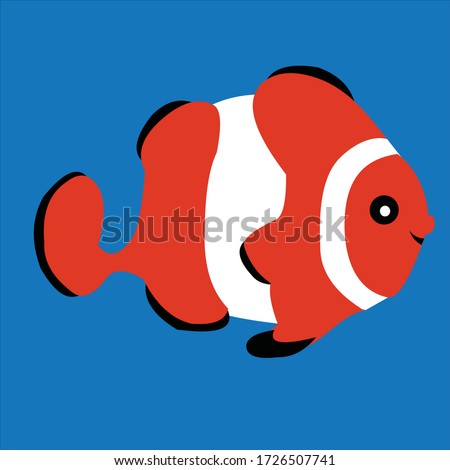 finding nemo red fish with heart
