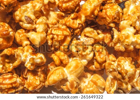 Caramel Popcorn [pattern/texture]