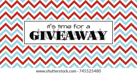 Time for a giveaway. Vector banner template