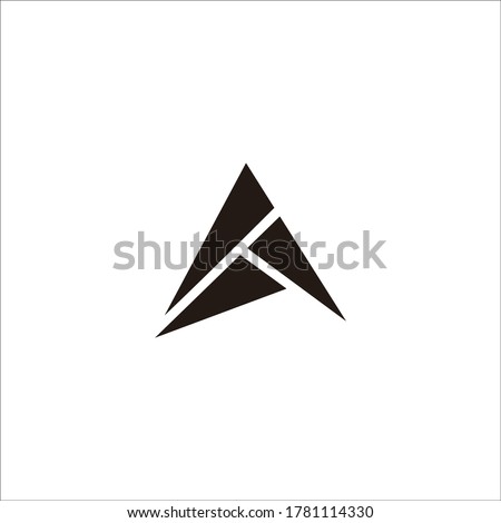 Awesome abstract logo of a triangle or letter A logo, this logo is great for various purposes.