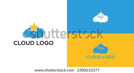 Cloud Dreams logo designs, Online Learning logo designs vector, Kids Dream logo, Child Dream logo template
