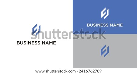 Vector cj logo design template vector graphic branding element