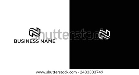 Stylish N letter logo for tech industry leaders