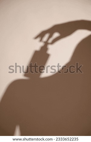 Similar – Image, Stock Photo Shadow of a hand on an old wall