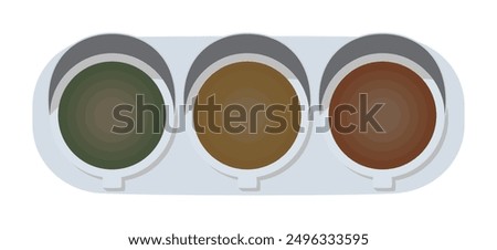 All off traffic light. Public property. Vector illustration.