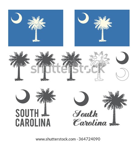 Stylized flag of South Carolina
