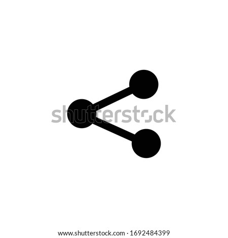 Share icon, Share sign and symbol vector design Photo stock © 