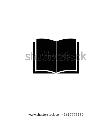 book icon, book sign and symbol vector design