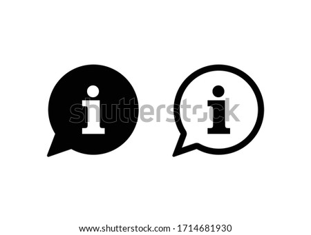 info icon vector, info sign and symbol vector Design