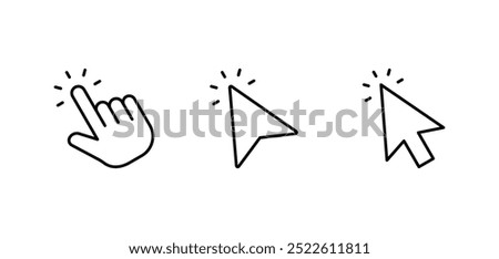 Mouse Cursors and Pointers icon set