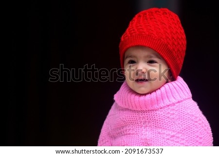 Similar – Image, Stock Photo 13 month old baby trying to navigate a ladder at a playground; reaching and pulling up to tip toes