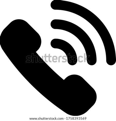 phone actions ring icon vector for web and apps
