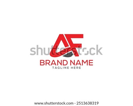 AF Letter Logo design Vector Art, Icons, and Graphics